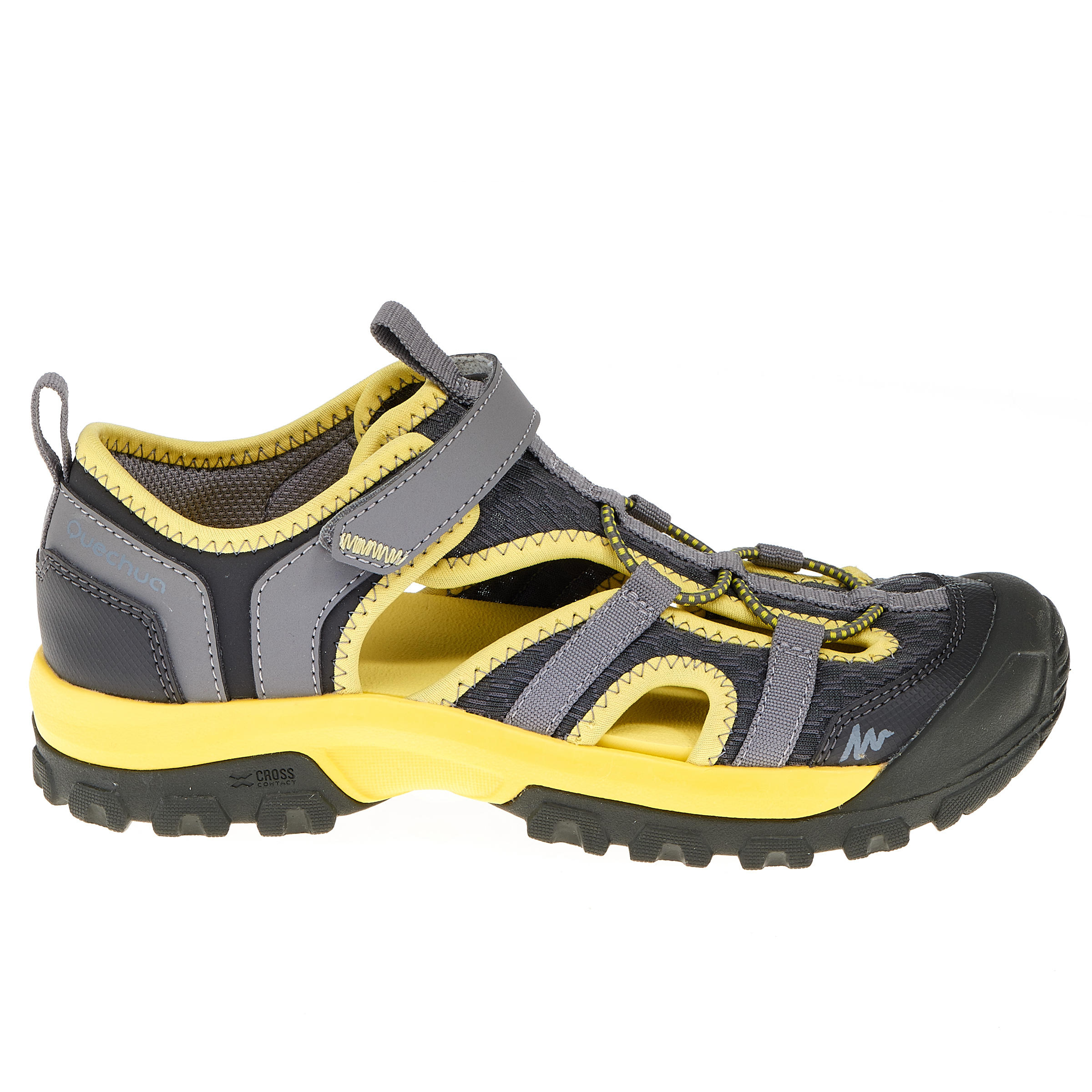 Hike 900 Child Hiking Sandals-Yellow 2/11