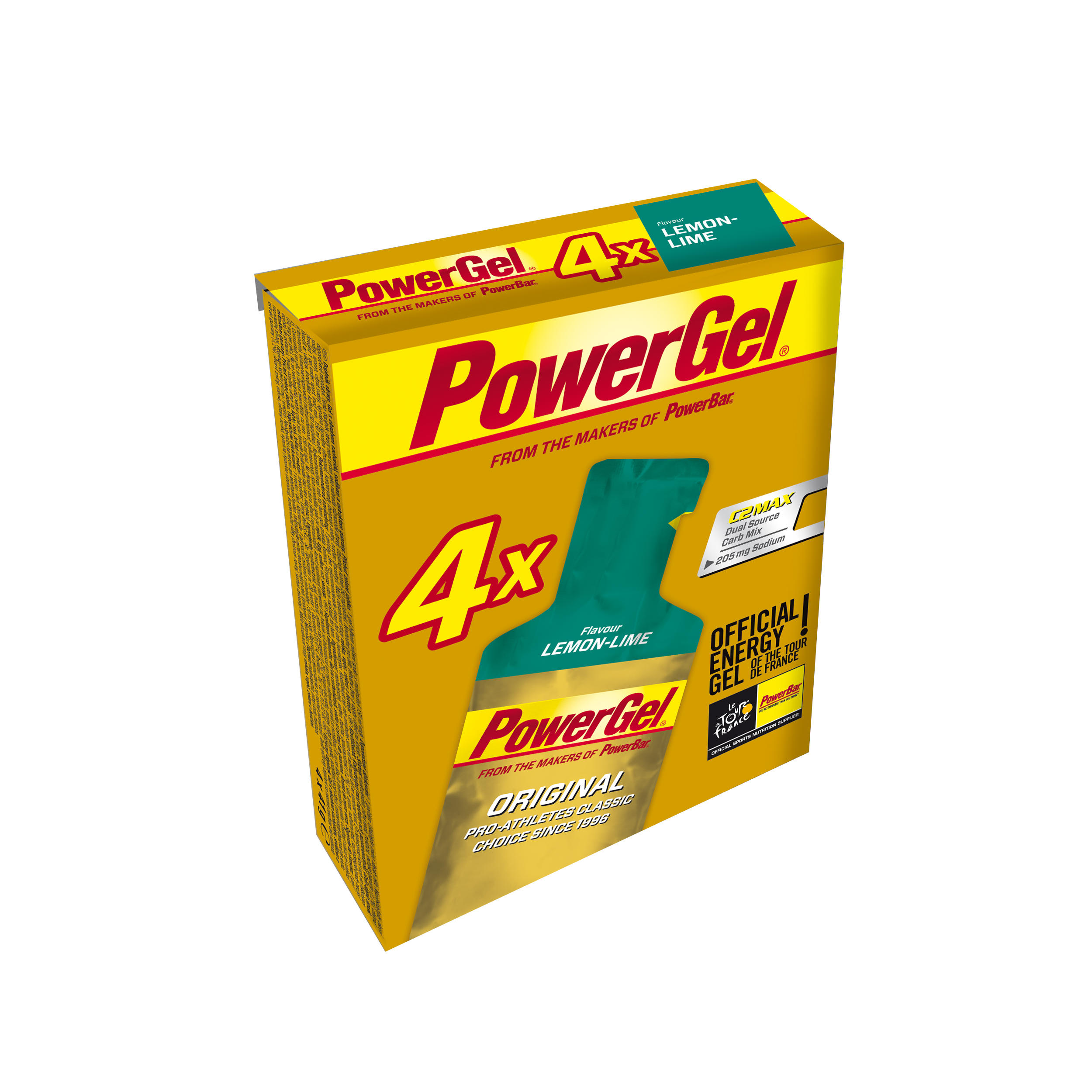 POWERBAR PowerGel Original Energy Gel 41g x 4 - Lemon