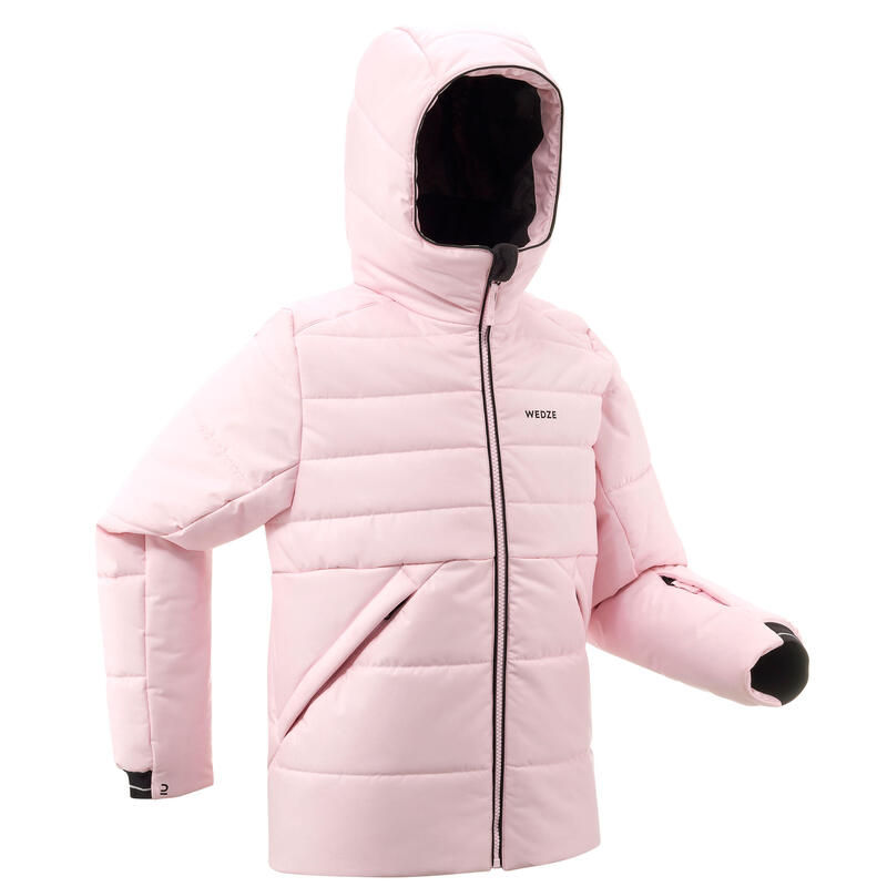 DOUDOUNE DE SKI ENFANT TRES CHAUDE ET IMPERMEABLE - 100 WARM - BLEUE MARINE