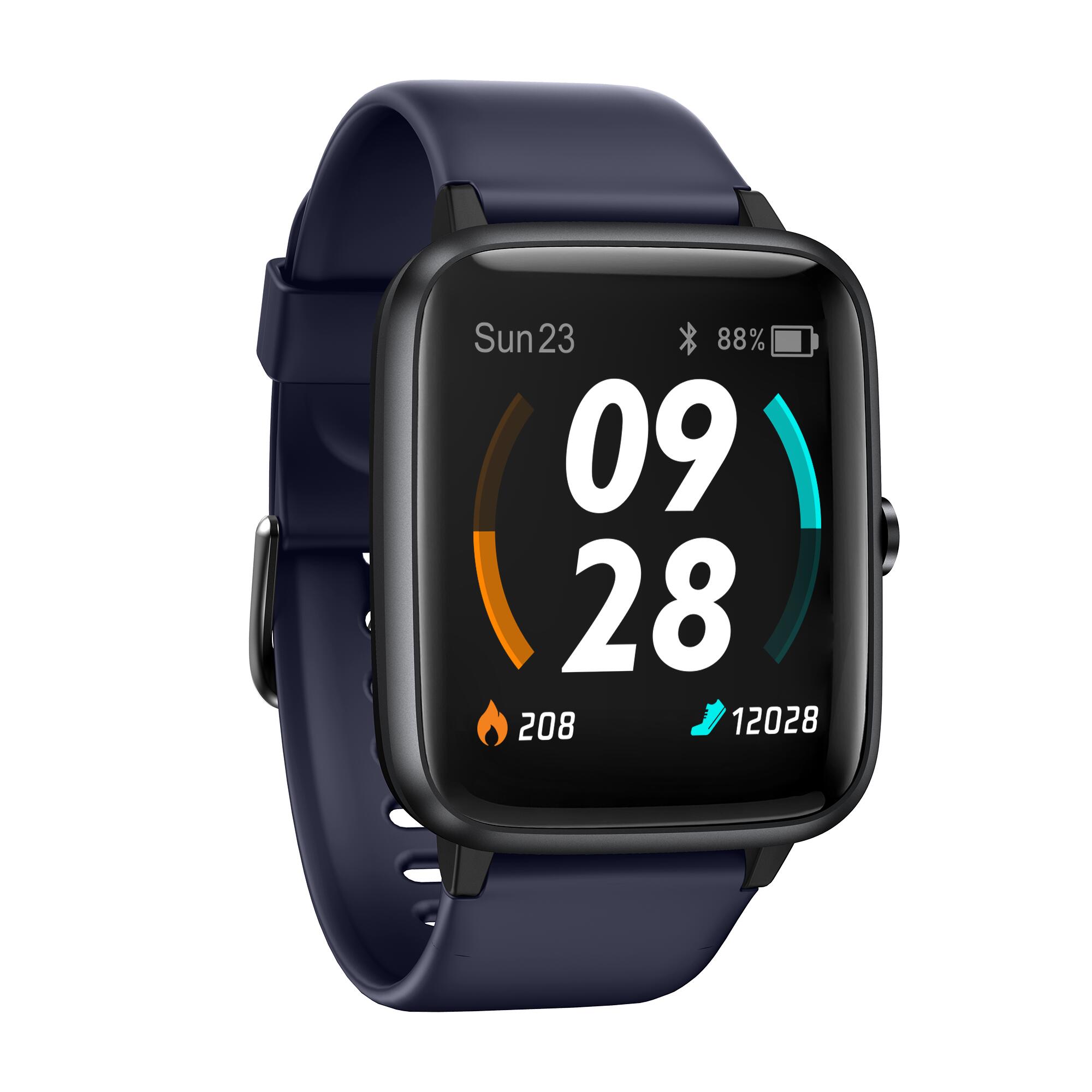 Ceas conectat Smartwatch BONISM ID205G Albastru decathlon.ro  Accesorii mers si alergare