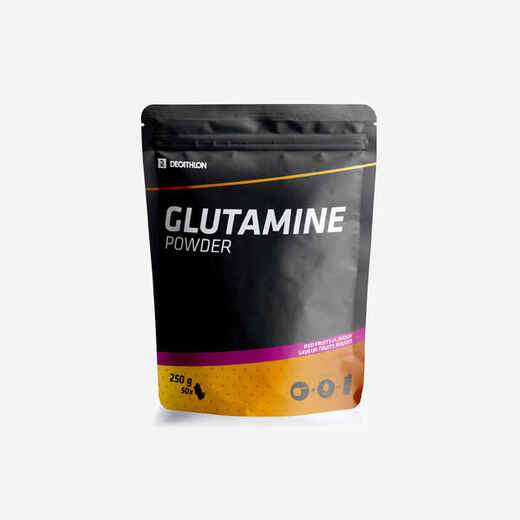 
      Glutamīna pulveris, 250 g, ar sarkano ogu garšu
  
