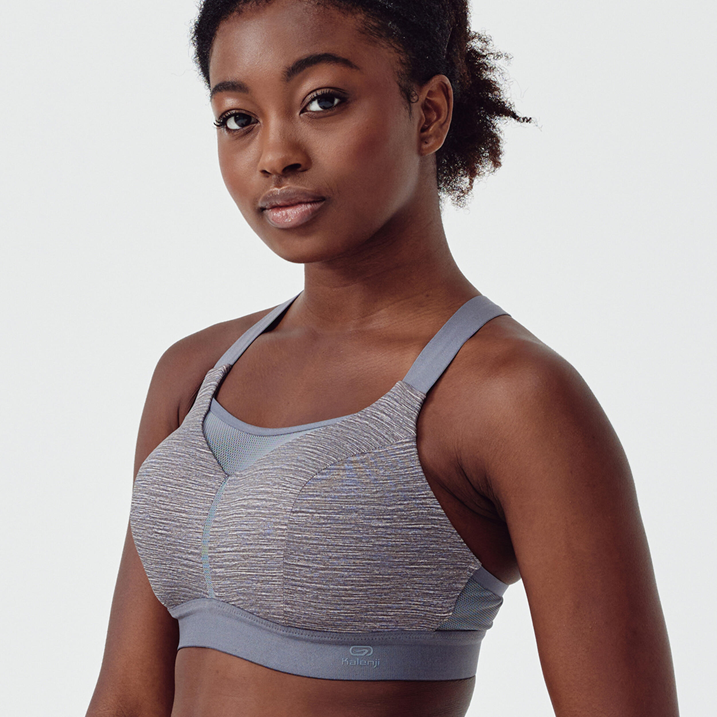Domyos By Decathlon Navy Blue Solid Heavily Padded High-Support Workout Bra  Price in India, Full Specifications & Offers