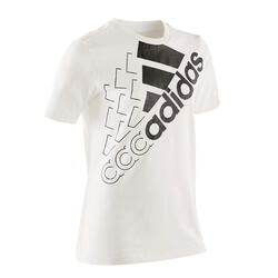 T-shirt bambina Adidas 500 bianca