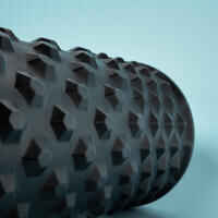 500 HARD MASSAGE ROLLER / FOAM ROLLER - BLACK