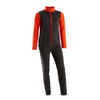 Trainingsanzug Baumwolle Warmy Zip Basic Kinder rot/schwarz