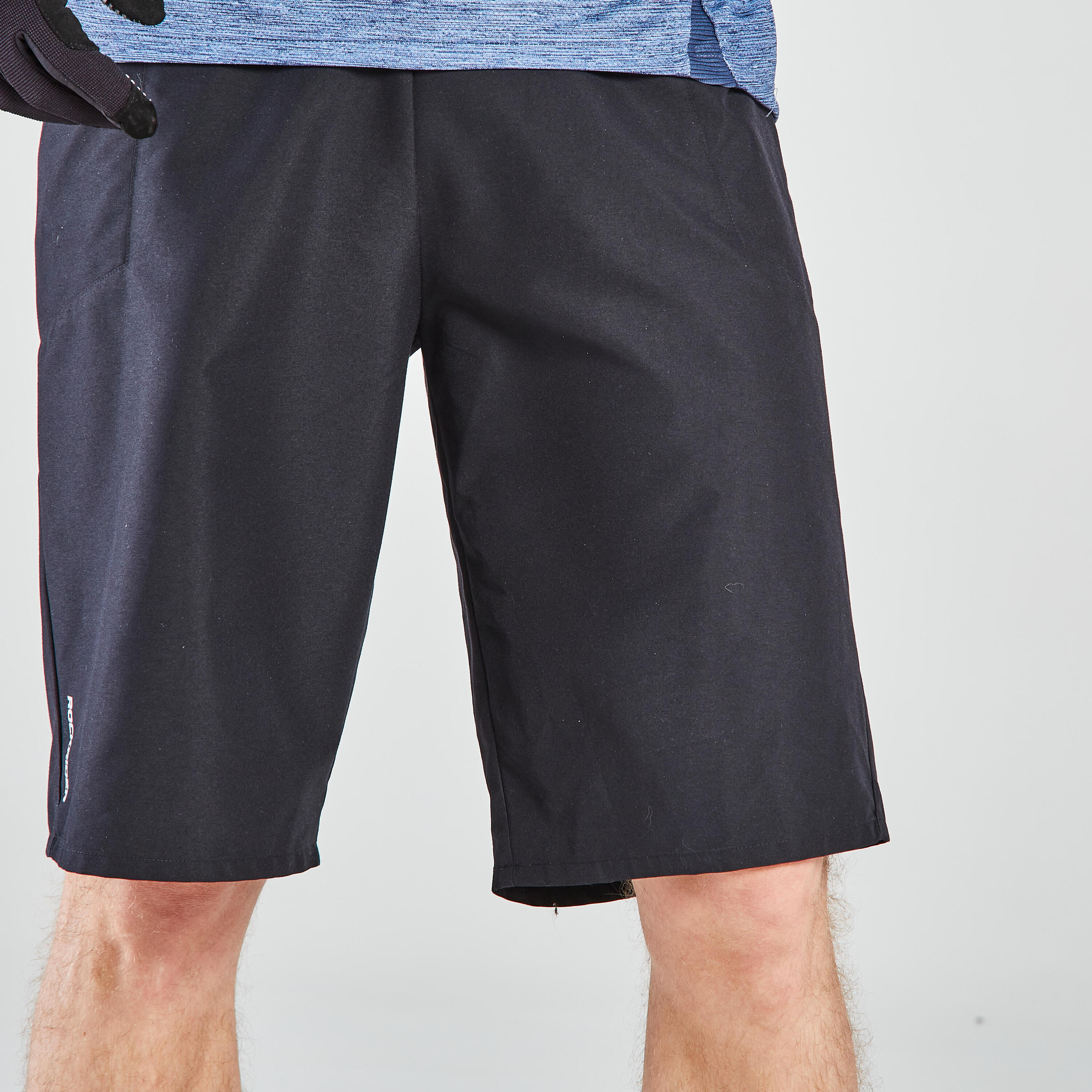 Culotte ciclismo corto MTB hombre Rockrider Essential negro 4/10