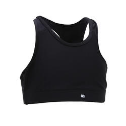 Top bambina ginnastica 500 nero