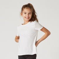 Tshirt coton basique blanc ENFANT