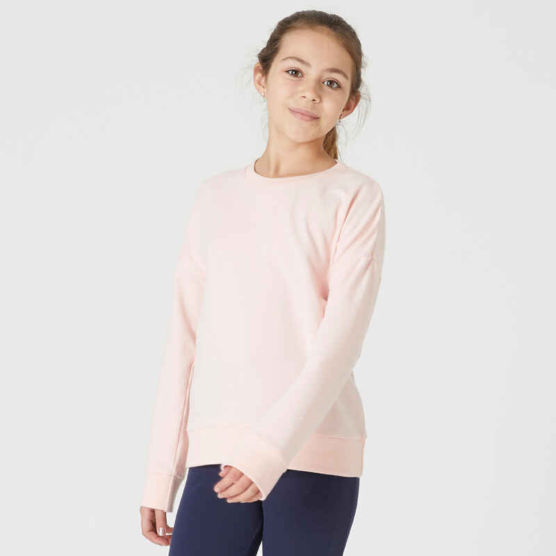 Kids' Crew Neck Sweatshirt - Pink