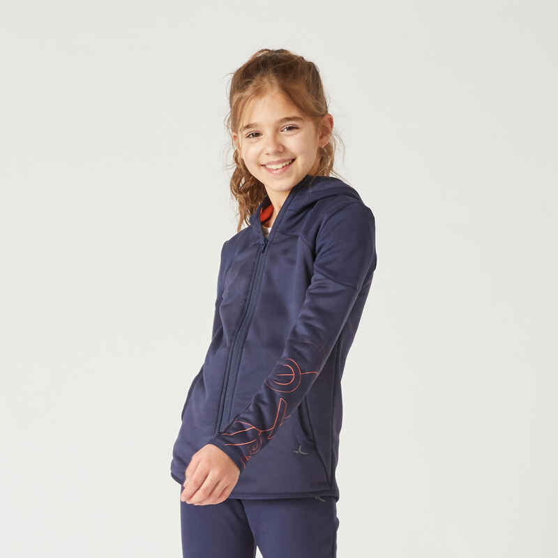Kapuzenjacke Kinder marineblau/koralle Kapuzenjacke Kinder marineblau/koralle
