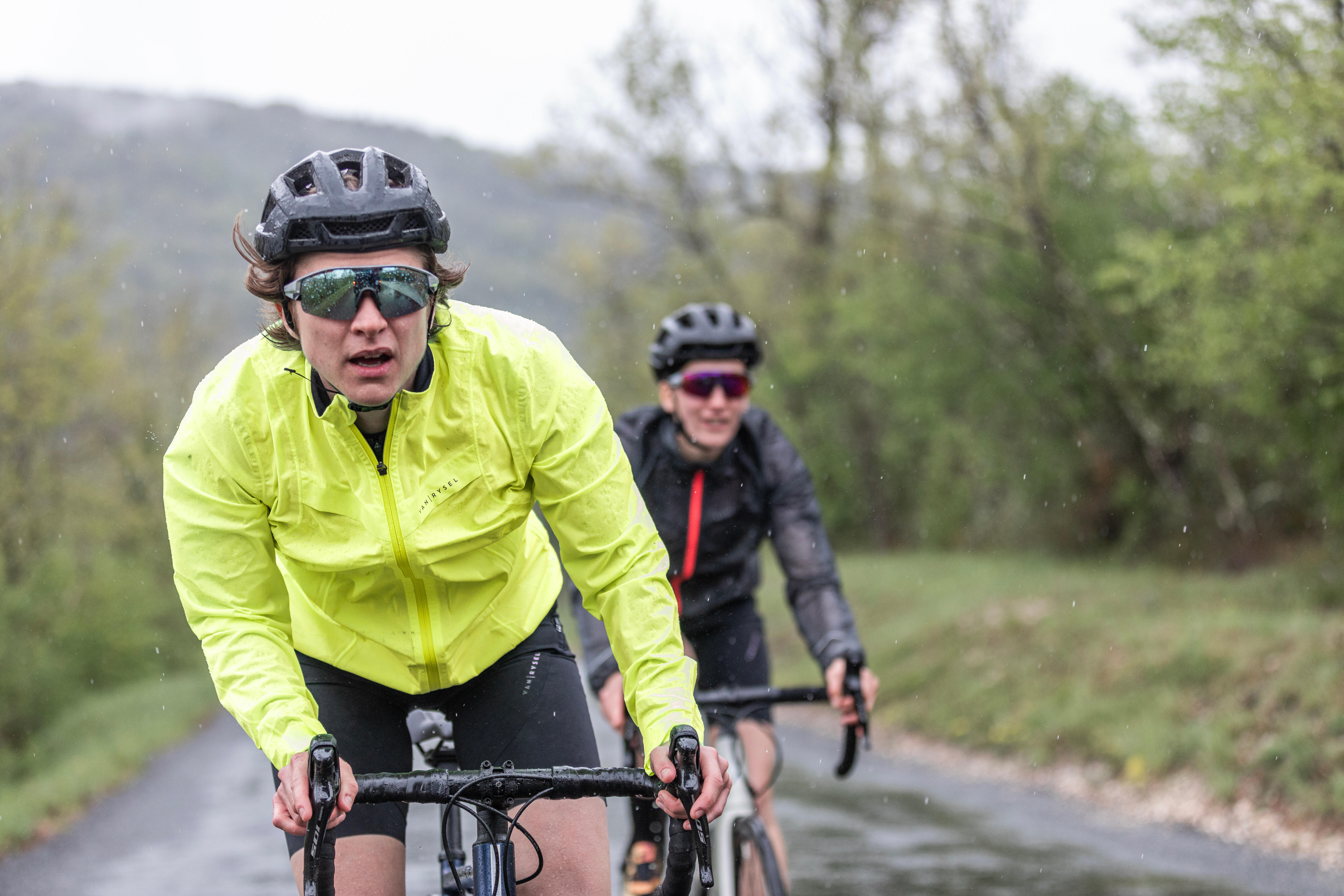 WOMEN'S RACER RAIN JACKET YELLOW