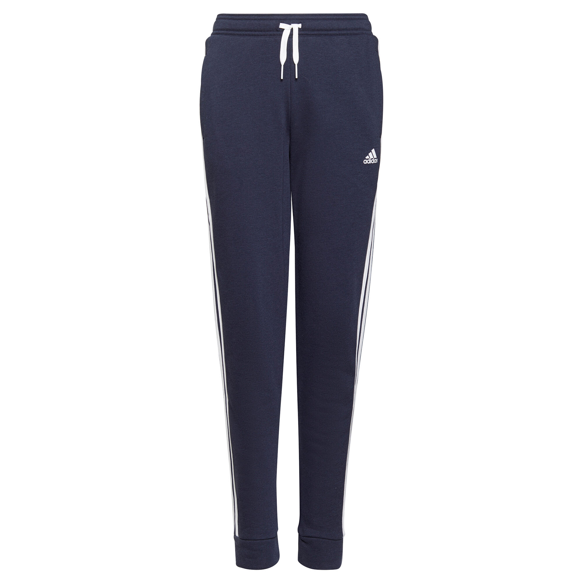 Pantaloni bambina ginnastica Adidas misto cotone blu ADIDAS | DECATHLON