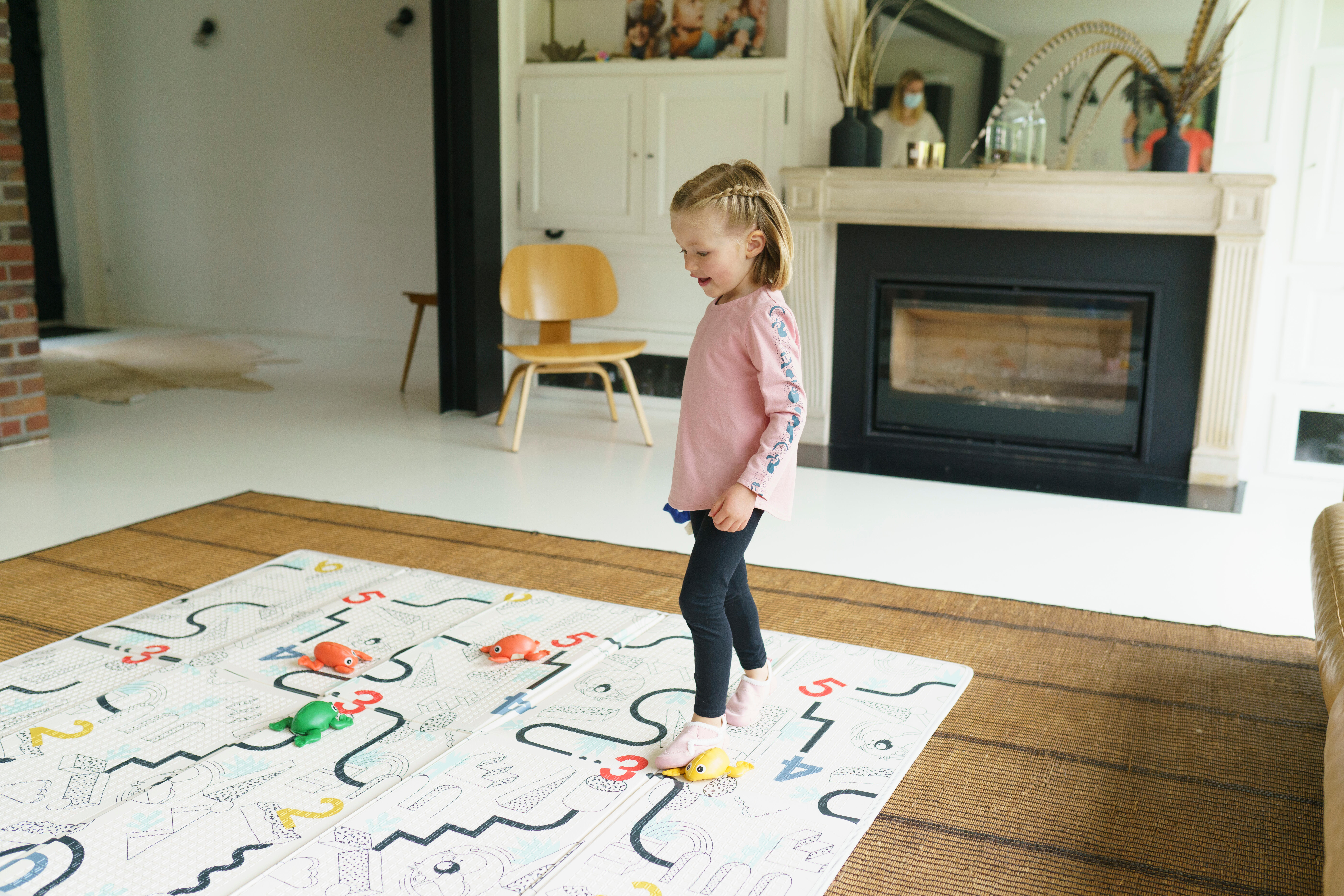 Legging coton enfant - basique noir - DOMYOS
