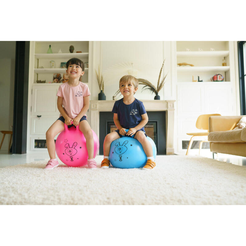 Hüpfball Resist 45 cm Gym Kinder rosa