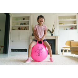 Ballon Sauteur Resist 45 cm gym enfant rose - Maroc