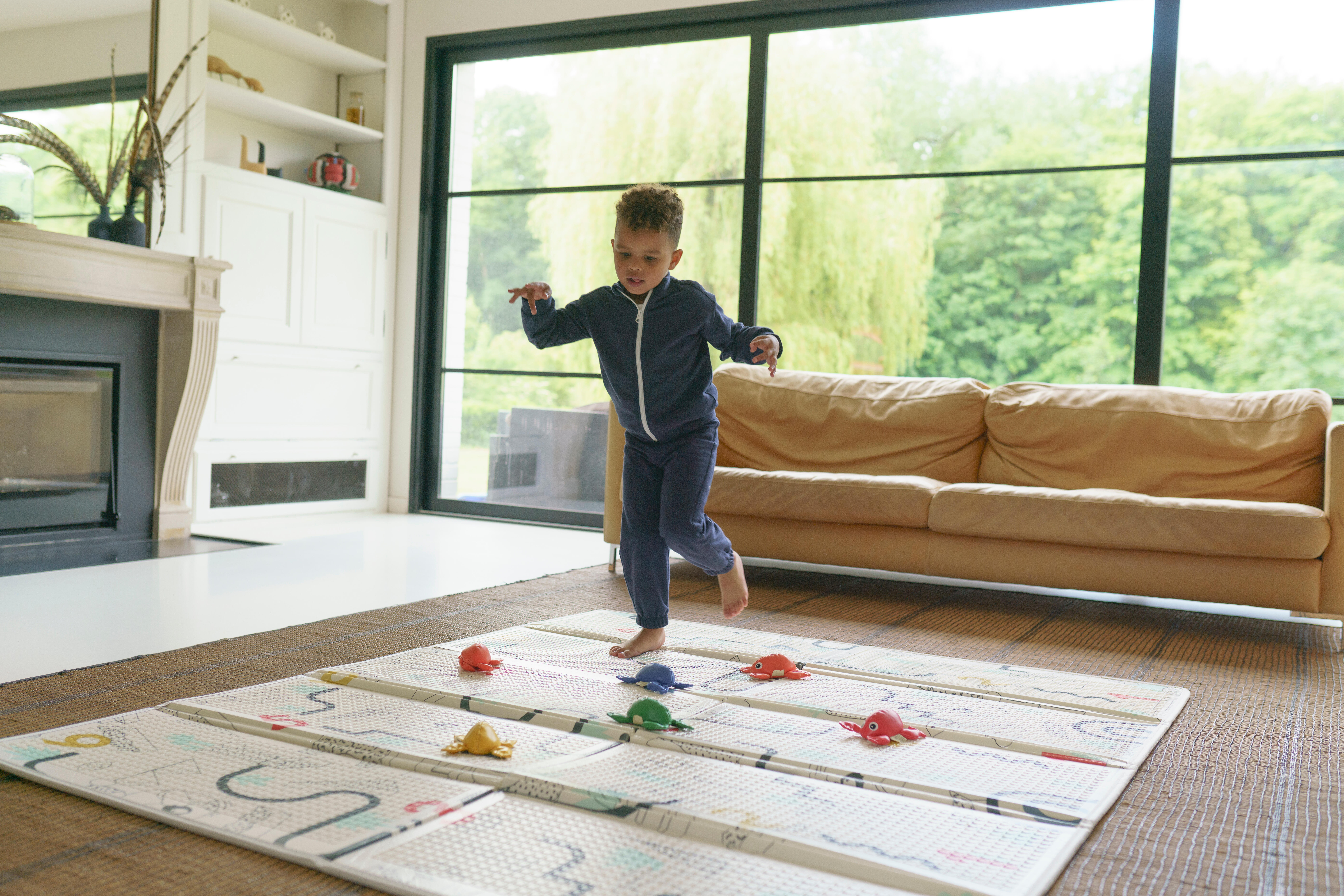 Tapis d’éveil pliable et réversible - 100 gym 101 - DOMYOS