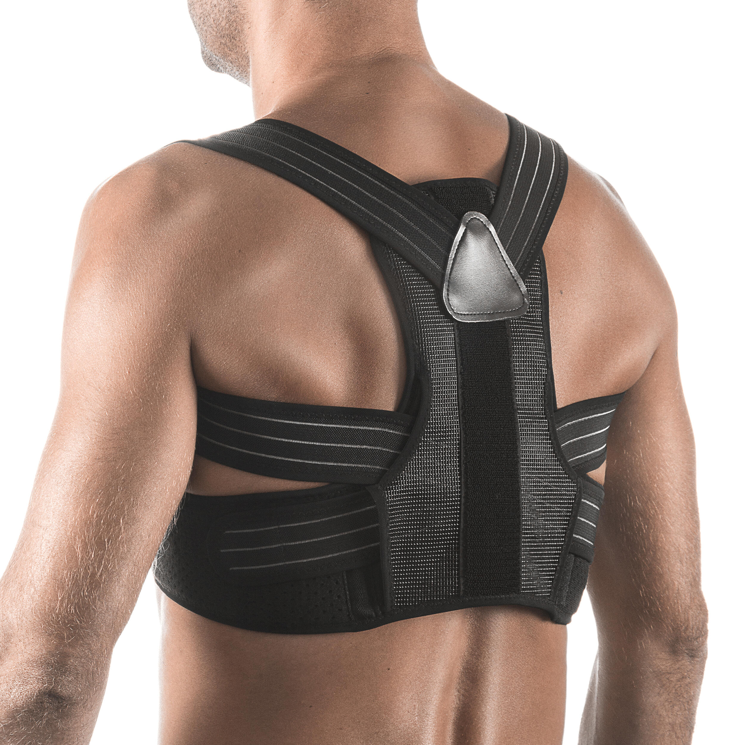 Faja lumbar Adulto - Corrector de postura negro 8/8