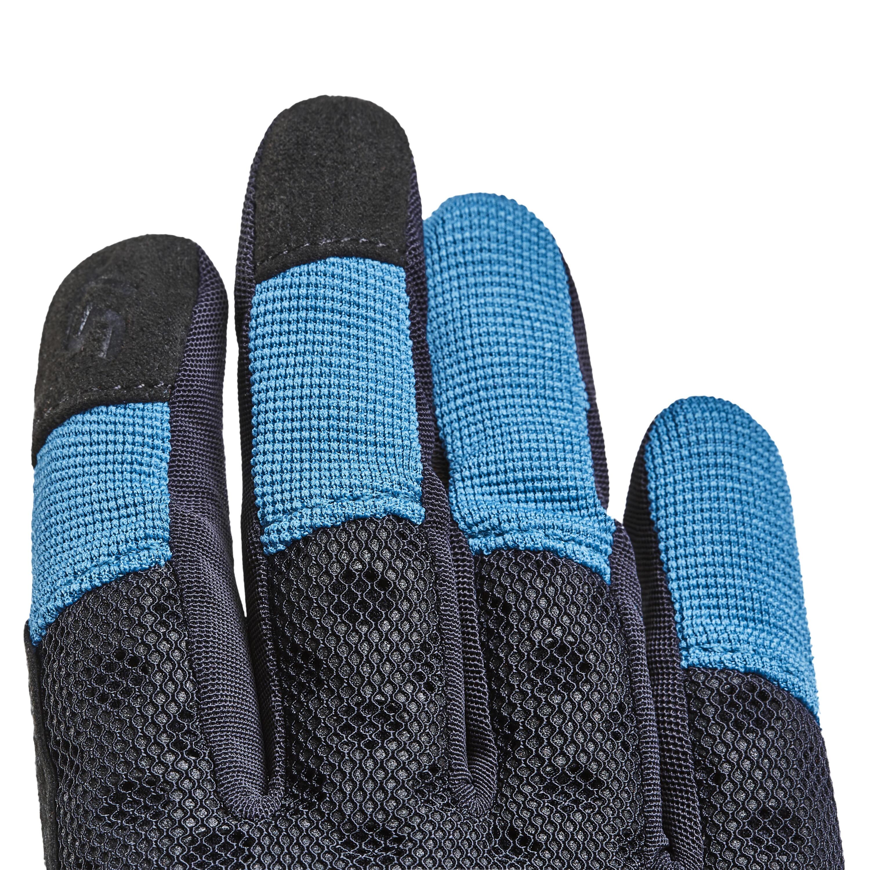 Mountain Biking Gloves ST 500 - Turquoise 7/11