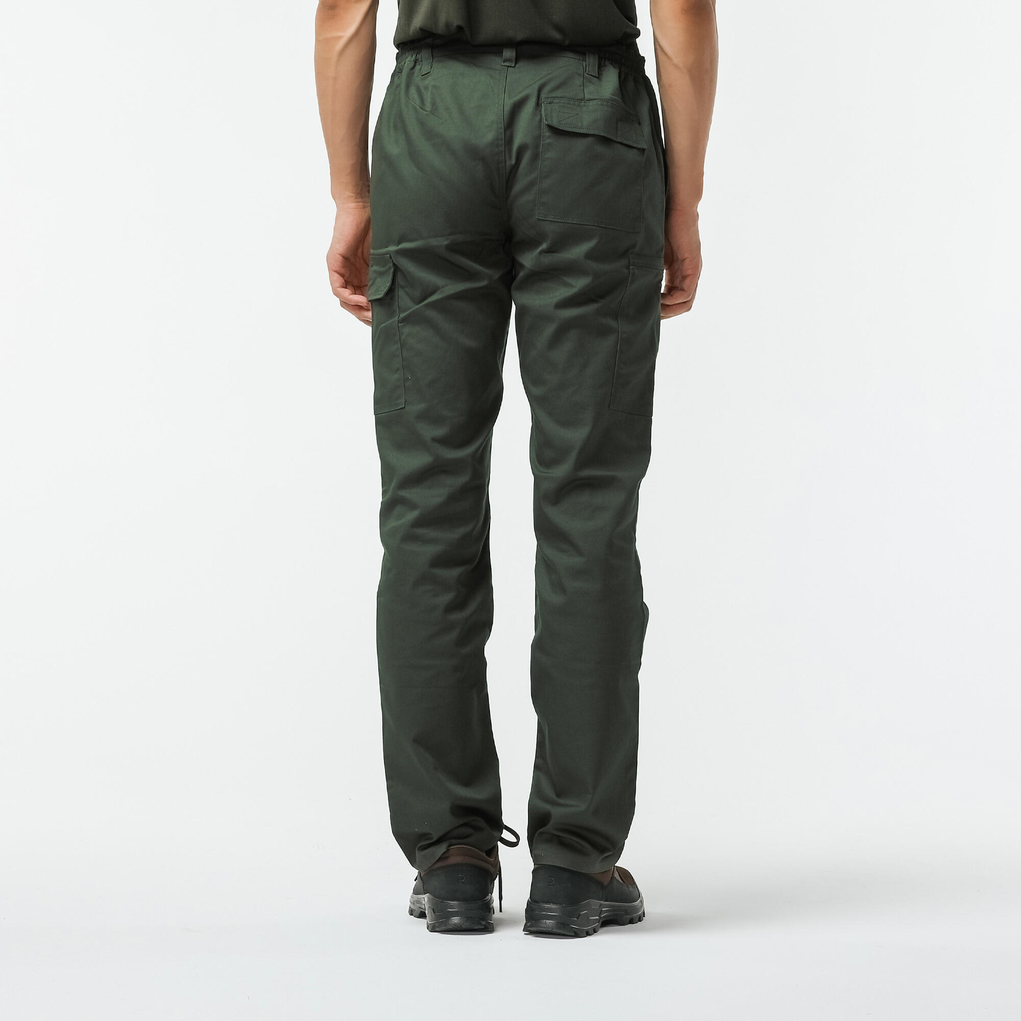 Hunting Warm Waterproof Pants - 500 Green - SOLOGNAC