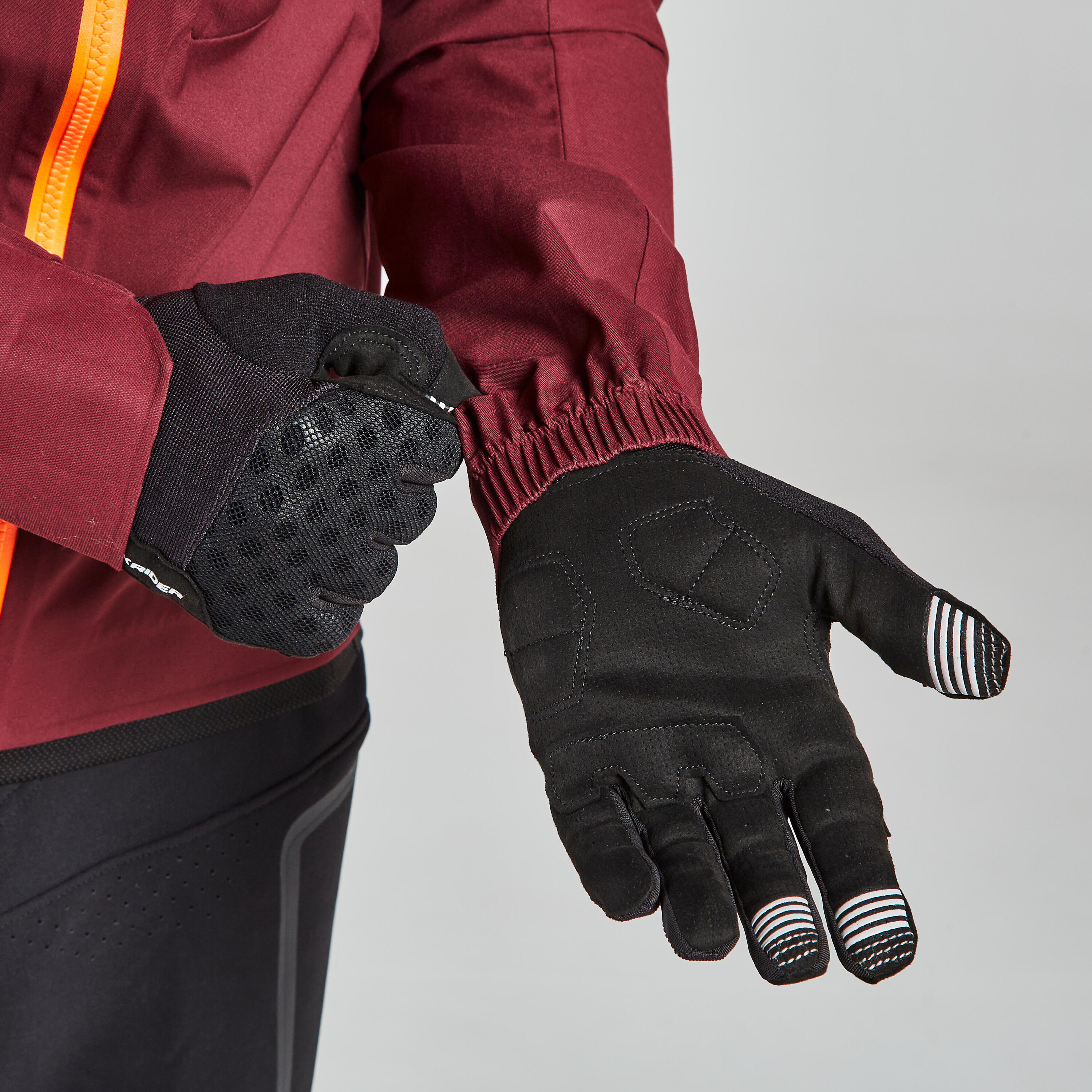 ROCKRIDER Radsport MTB Regenjacke Expl 700 dunkelrot 