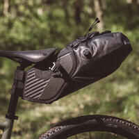 Arnés para bolsa de sillín Bikepacking Riverside negro