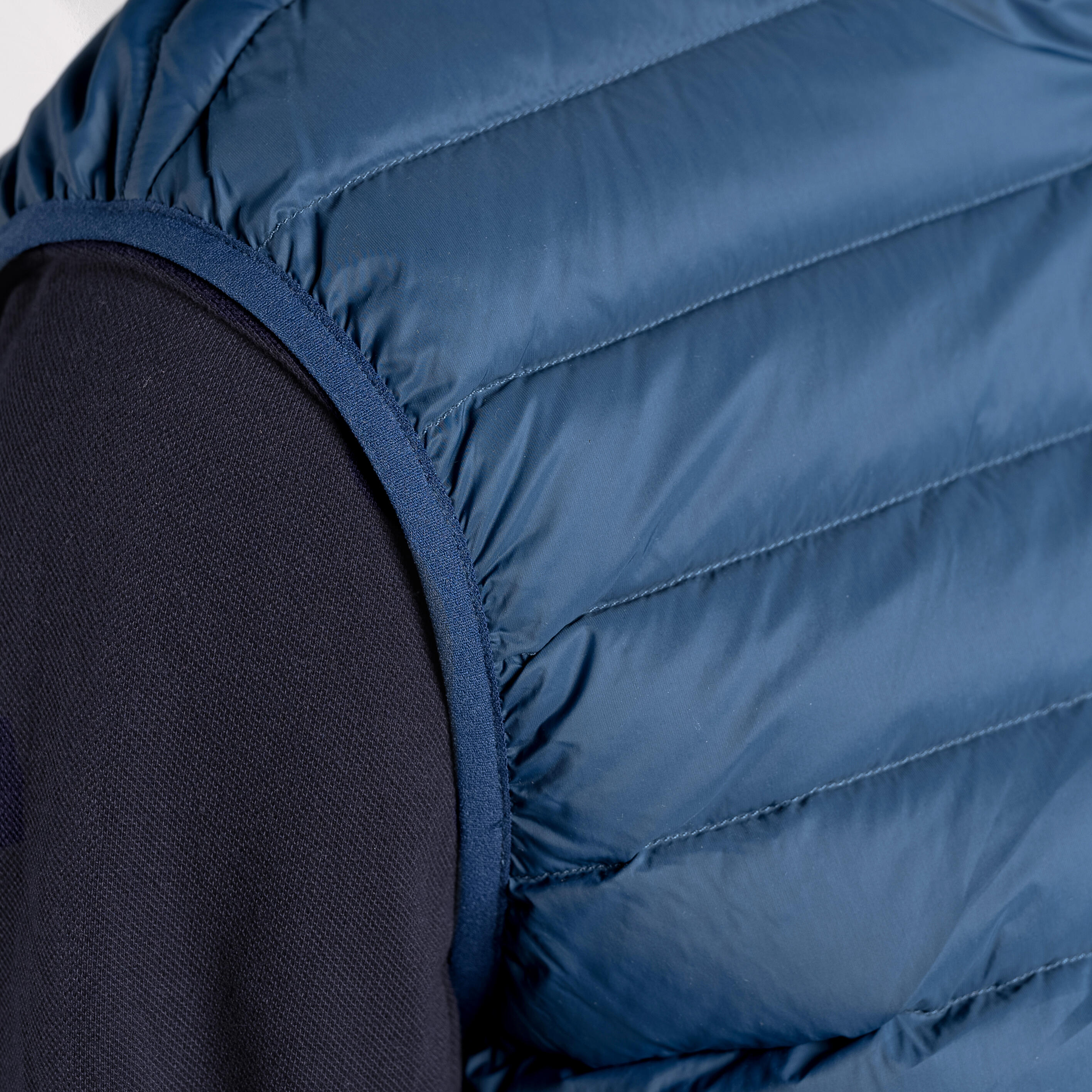 Men's sleeveless down golf jacket - MW500 blue 7/9