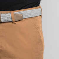 Men's Golf Chino Trousers - MW500 Hazelnut