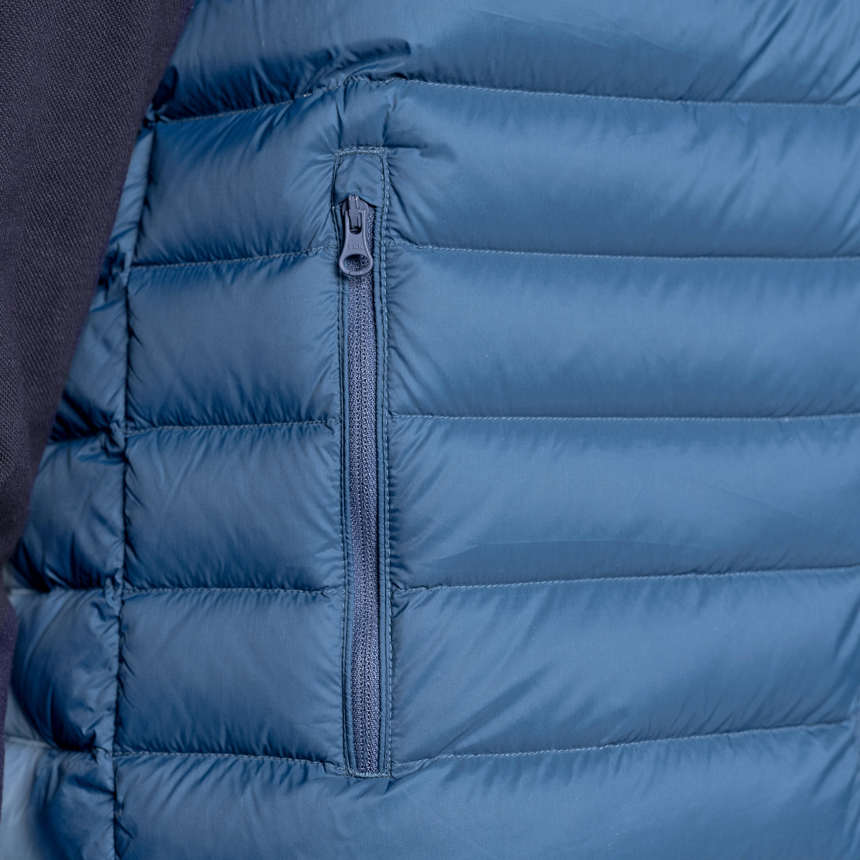 Men's sleeveless down golf jacket - MW500 blue 6/9