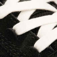 Suaugusiųjų vulkanizuotos gumos riedlentininkų batai „Vulca 500 II“, juodi/balti