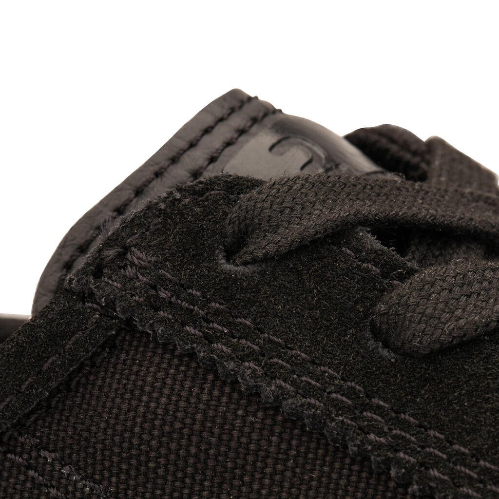Suaugusiųjų vulkanizuotos gumos riedlentininkų batai „Vulca 500 II“, juodi/gumos