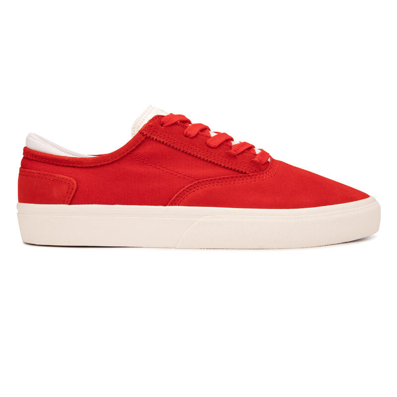 Chaussures vulcanisées de skateboard adulte VULCA 500 II rouge / blanche