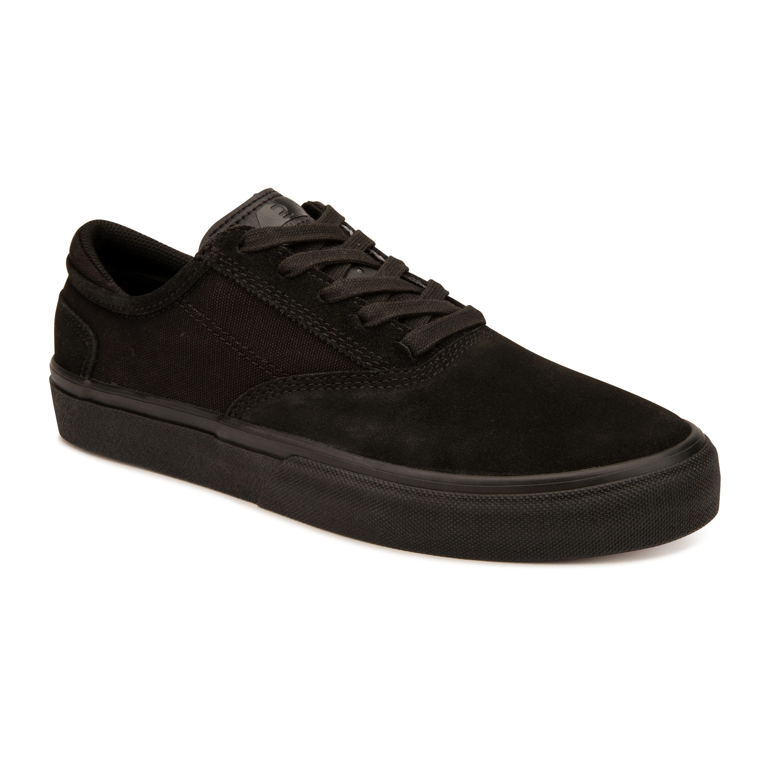 Adult Vulcanised Skate Shoes Vulca 500 II - Black/Black 1/17