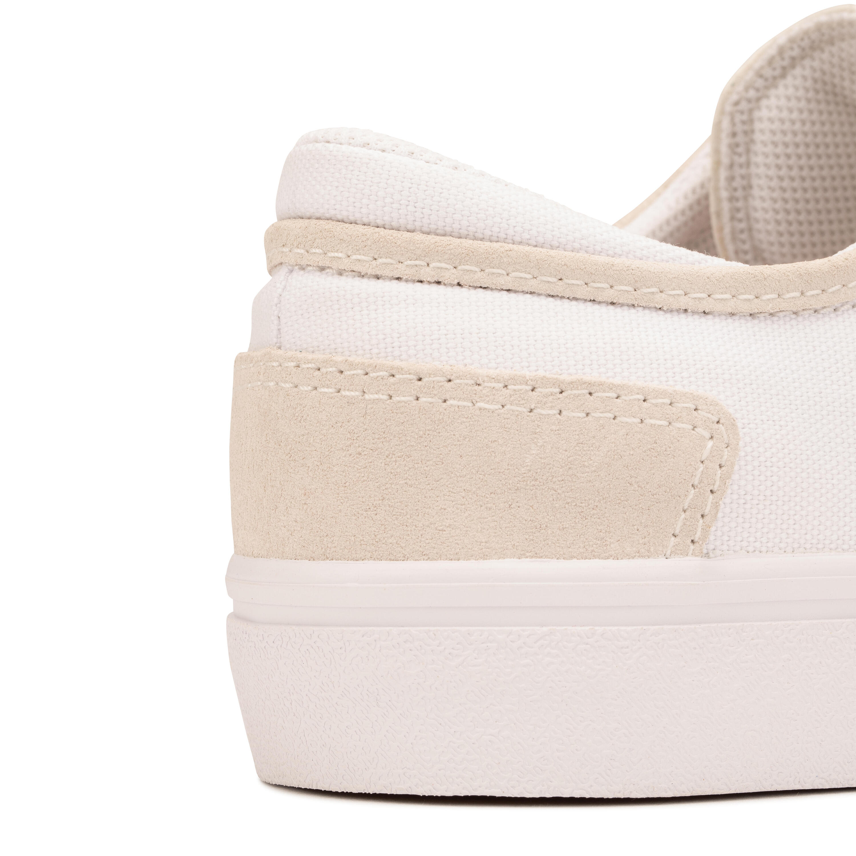 Zapatillas Skate Hombre y Niño Oxelo Vulca 500 II Vulcanizadas Blancas 17/26