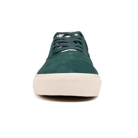 Suaugusiųjų vulkanizuotos gumos riedlentininkų batai „Vulca 500 II“, žali/balti