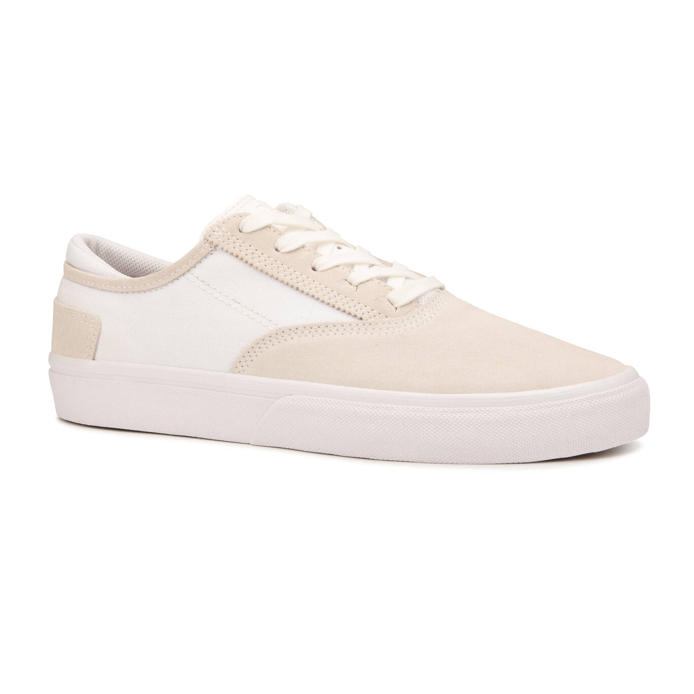 Adult Vulcanised Skate Shoes Vulca 500 II - White/White