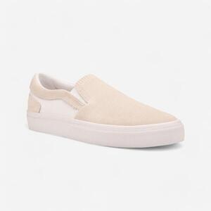 Zapatillas Skate de Hombre y Niño Oxelo Vulca 500 blancas sin cordones