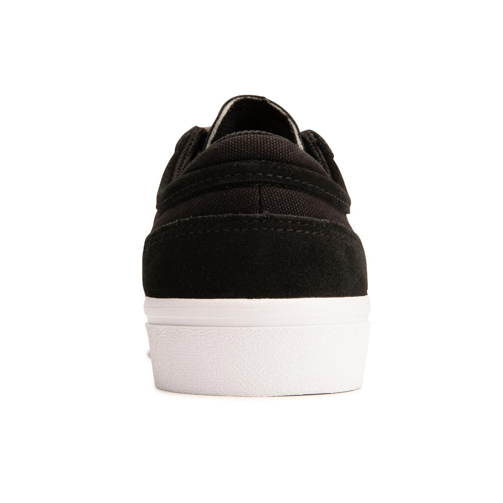 Tenis vulcanizados de skateboarding negros para adulto Vulca 500 II