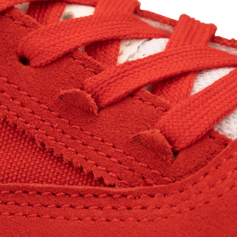 Chaussures vulcanisées de skateboard adulte VULCA 500 II rouge / blanche