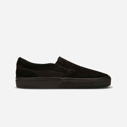 
      Adult Low-Top Slip-On Skate Shoes Without Laces Vulca 500 - Black
  