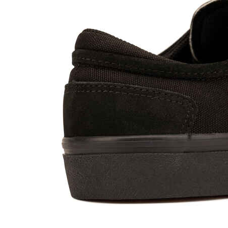 Adult Vulcanised Skate Shoes Vulca 500 II - Black/Black