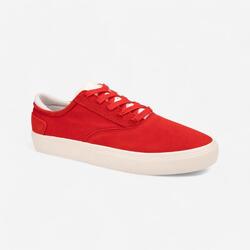 Zapatillas Skate Hombre y Niño Oxelo Vulca 500 II Vulcanizadas Rojas