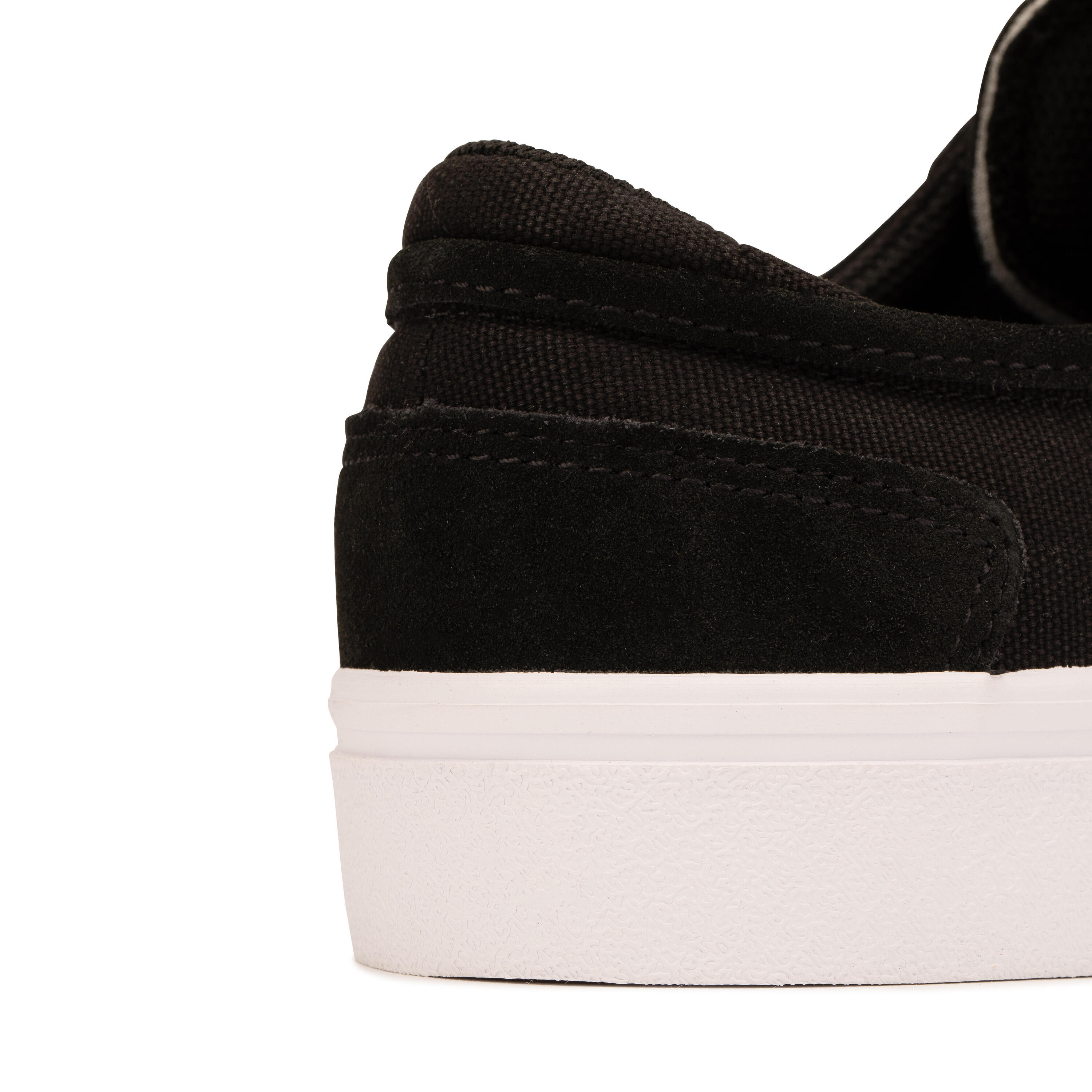 Chaussures vulcanisées de skateboard adulte VULCA 500 II noire / blanche. 16/25