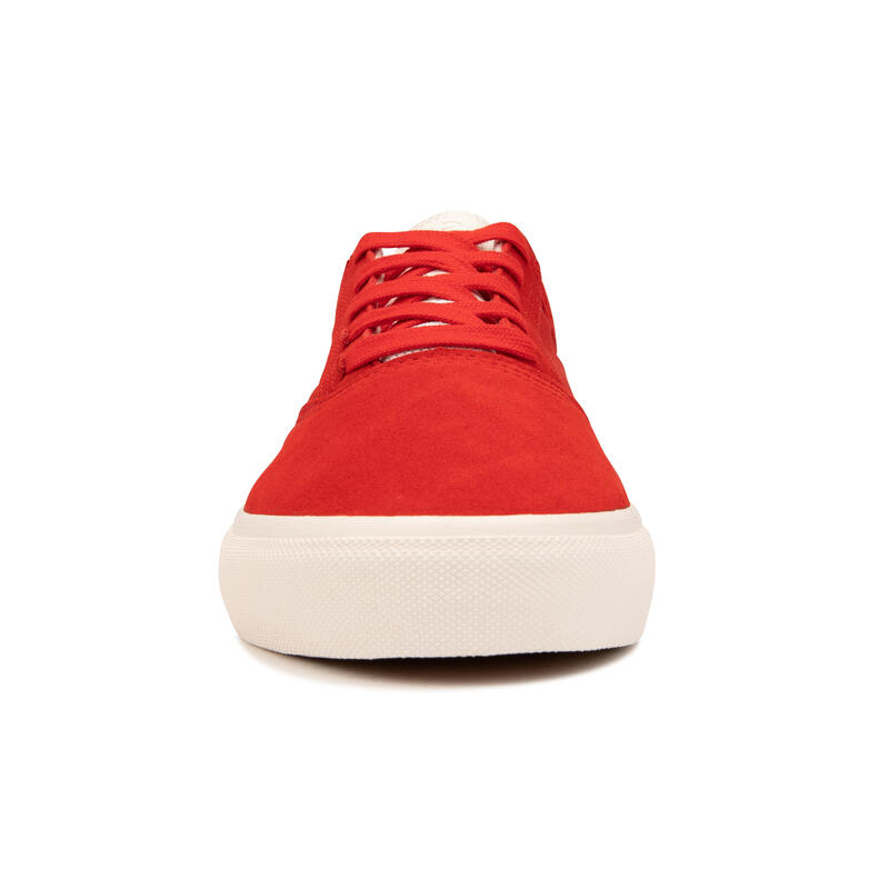 Chaussures vulcanisées de skateboard adulte VULCA 500 II rouge / blanche