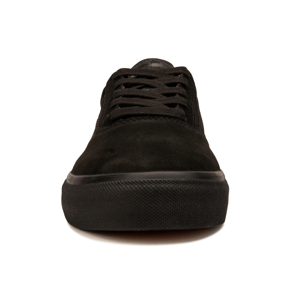 Adult Vulcanised Skate Shoes Vulca 500 II - Black/Rubber