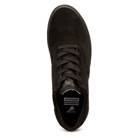 Παπούτσια ενηλίκων για skate με βουλκανισμένη σόλα Vulca 500 II - Μαύρο/Μαύρο