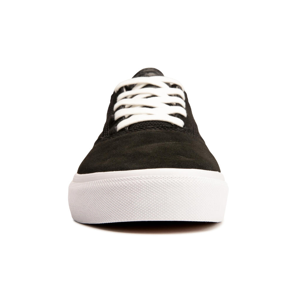 Tenis vulcanizados de skateboarding negros para adulto Vulca 500 II