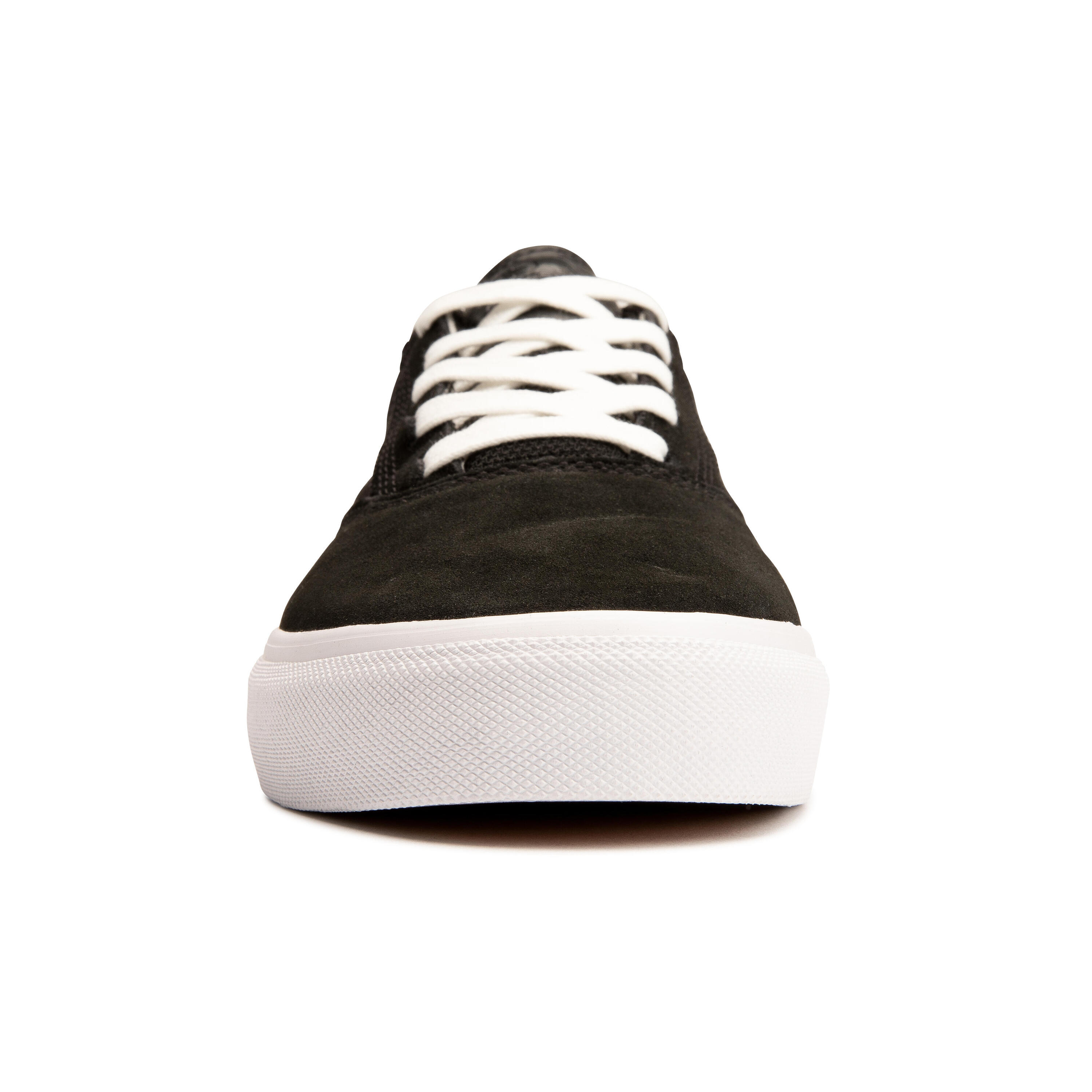 Adult Vulcanised Skate Shoes Vulca 500 II - Black/White 7/17