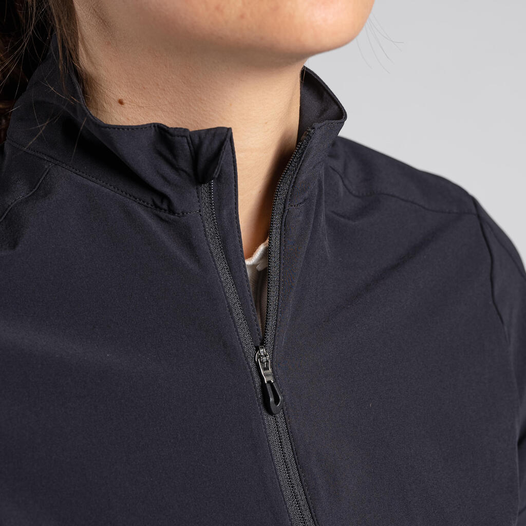 Women's Golf Water-Repellent Windbreaker - RW500 Black