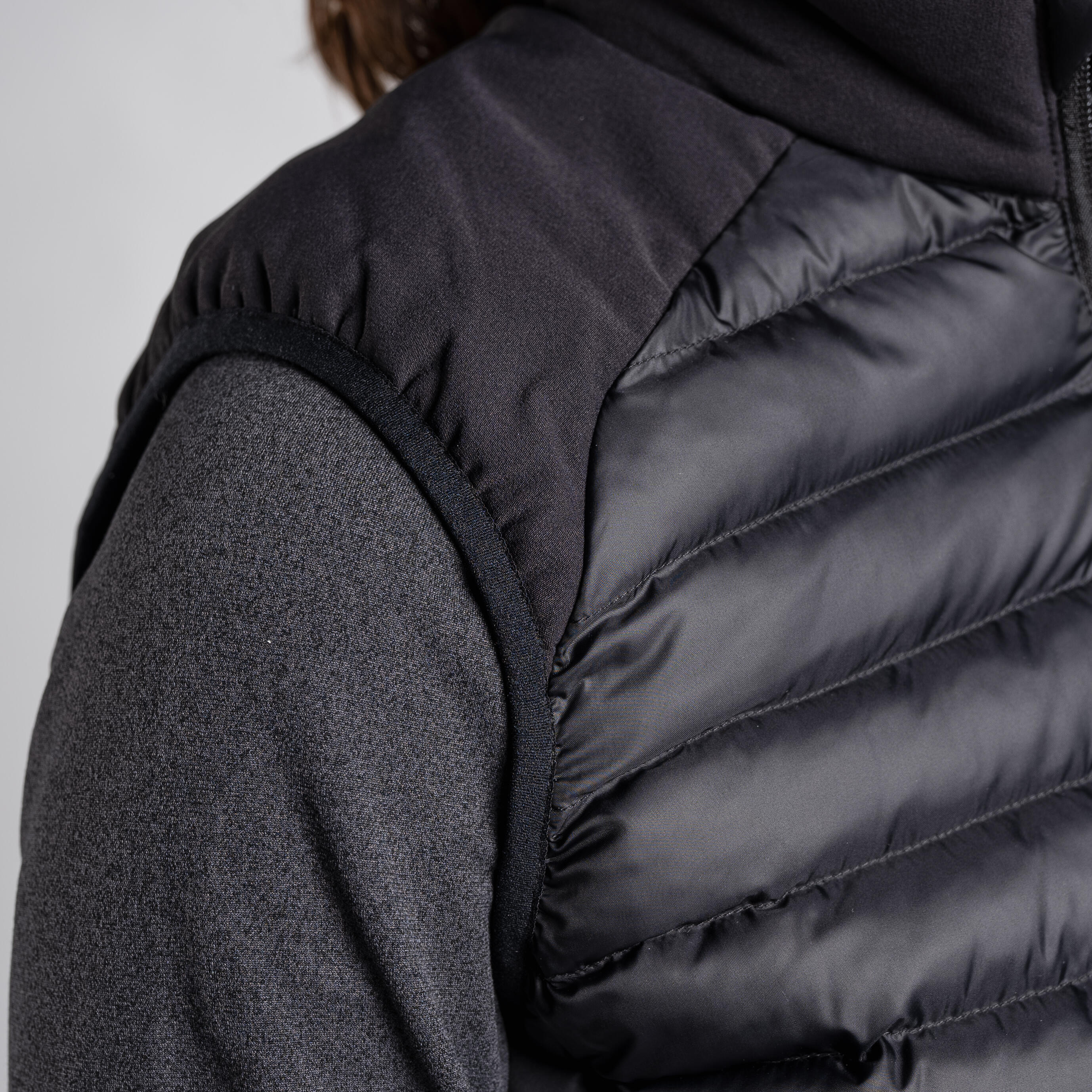 Women's golf winter sleeveless padded jacket CW500 black 6/8