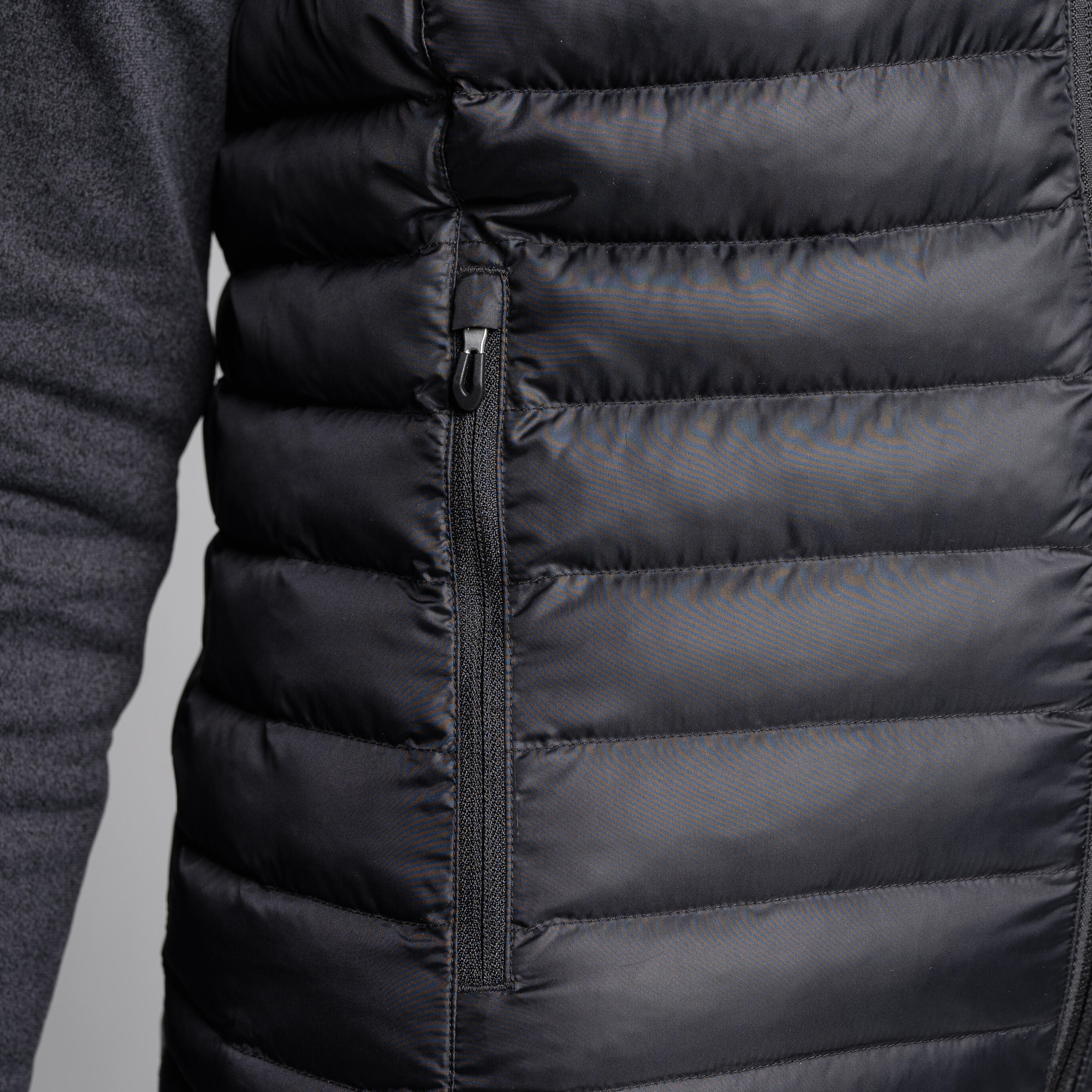 Women's golf winter sleeveless padded jacket CW500 black 5/8